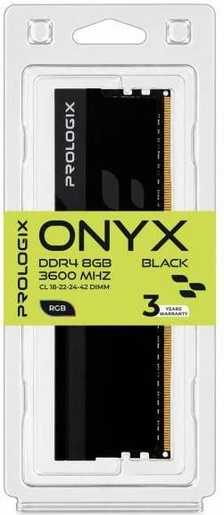 Prologix 8 GB DDR4 3600 MHz Onyx Black (PRO8GB3600YB4) (UA)