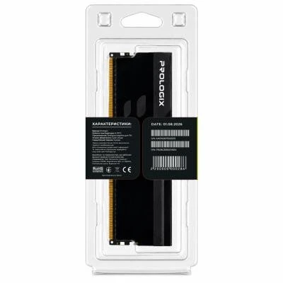 Prologix 8 GB DDR4 3600 MHz Onyx Black RGB (PRO8GB3600YBR4) (UA)