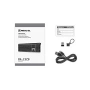 REAL-EL RK-737W Wireless Bluetooth Black/Gray (EL123100060) (UA)