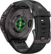 Смарт-часы Garmin Fenix 9 Pro inReach 43mm Carbon Gray DLC Titanium w. Black/Pebble Gray Silicone B. (010-04335-10/11)