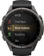 Смарт-часы Garmin Fenix 9 Pro inReach 43mm Carbon Gray DLC Titanium w. Black/Pebble Gray Silicone B. (010-04335-10/11)