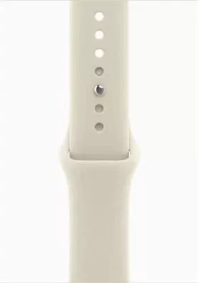 Apple Watch SE 3 GPS 40mm Starlight Aluminium Case with Sand Sport Band S/M (MJKR4)