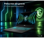 MSI Cyborg 15 Black Edition i5-13420H/16GB/1TB/Win11 RTX4050 (Cyborg 15 Black Edition A13VEO-2629PLY) No charging adapter