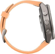 Смарт-часы Garmin Fenix 9 Pro inReach 43mm Titanium with Shell Pink/Autumn Orange Silicone Band (010-04335-00/01)