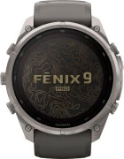 Смарт-часы Garmin Fenix 9 Pro Solar 51mm Titanium with Pebble Gray/Silver Gray Silicone Band (010-04339-05/06)