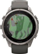 Смарт-часы Garmin Fenix 9 Pro Solar 47mm Titanium with Pebble Gray/Silver Gray Silicone Band (010-04338-05/06)