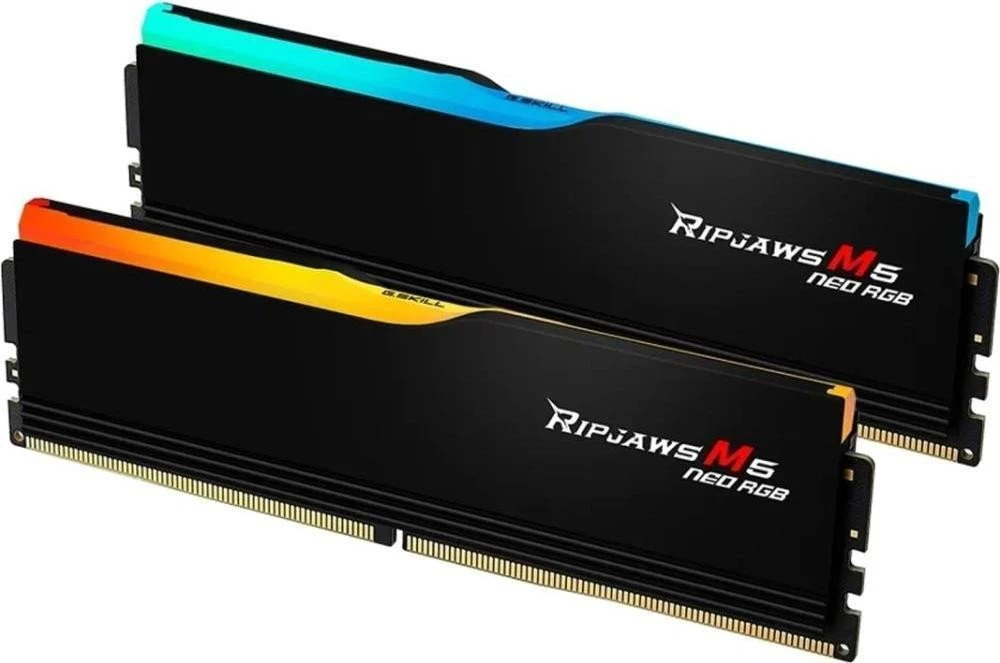 G.Skill 32 GB (2x16GB) DDR5 6000 MHz Ripjaws M5 Neo RGB (F5-6000J2836G16GX2-RM5NRK)