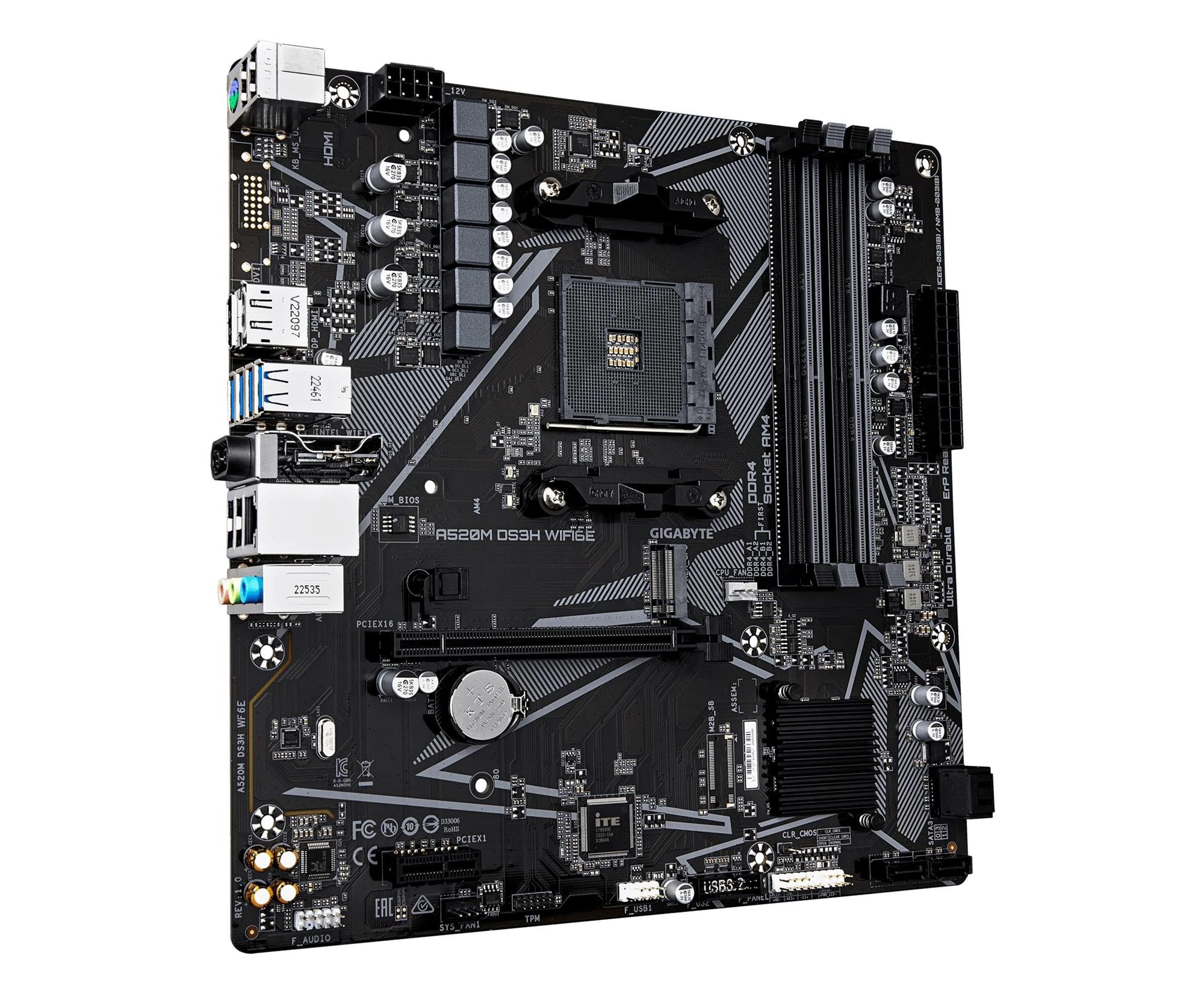 Gigabyte A520M DS3H WIFI6E EU