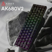 Ajazz AK680 V2 Ice Island Magnetic Switch USB Black (AK680-V2-I-S-B) (UA)