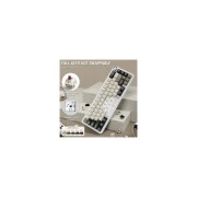 Attack Shark X66 RGB Wireless/Bluetooth/USB UA White Cheese (X66CW_AS) (UA)