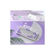 Attack Shark X85PRO RGB Wireless/Bluetooth/USB UA Lavender (X85PROL_AS) (UA)