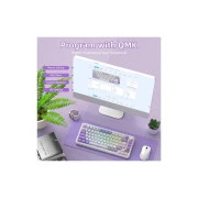 Attack Shark X85PRO RGB Wireless/Bluetooth/USB UA Lavender (X85PROL_AS) (UA)