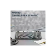 Attack Shark X98 Pro RGB Wireless/Bluetooth/USB UA Moonlit Night (X98PROMN_AS) (UA)