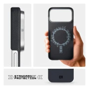Чехол для мобильного телефона Armorstandart BlackIcon Aramid Plain MagCase Apple iPhone 18 Pro Black (ARM92838) (UA)