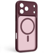 Чехол для мобильного телефона Armorstandart Lush MagCase Apple iPhone 18 Pro Max Dark Cherry (ARM92552) (UA)