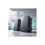ColorWay BaseSound 2.0 USB Black (CW-SPU03BK) (UA)