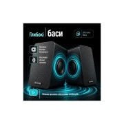 ColorWay BaseSound 2.0 USB Black (CW-SPU03BK) (UA)