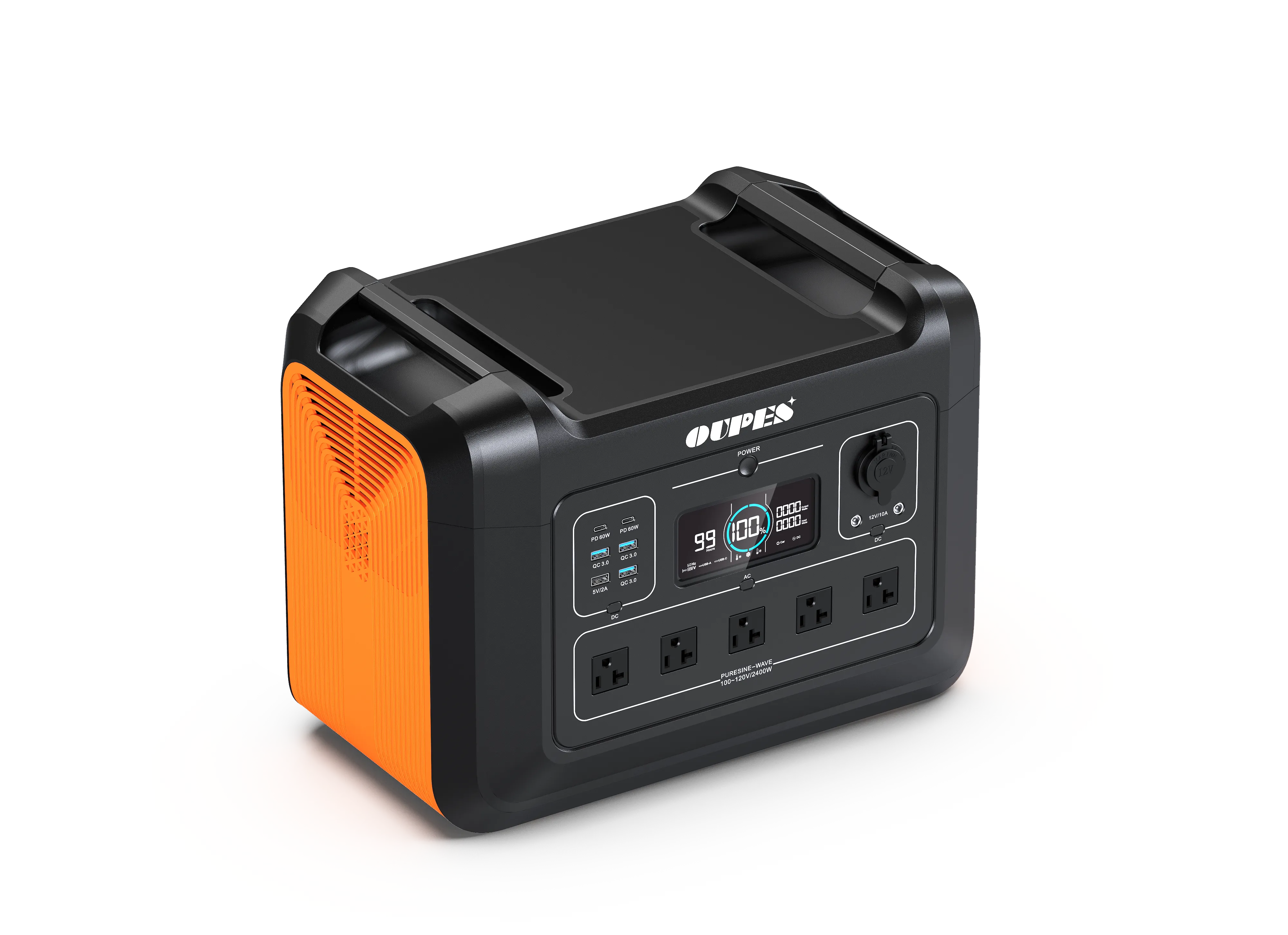 Зарядна станція OUPES S024 Lite, 2400W, 2232Wh (OUPES S024 Lite) (UA) Ємність акумулятора: 2232 Вт*год;