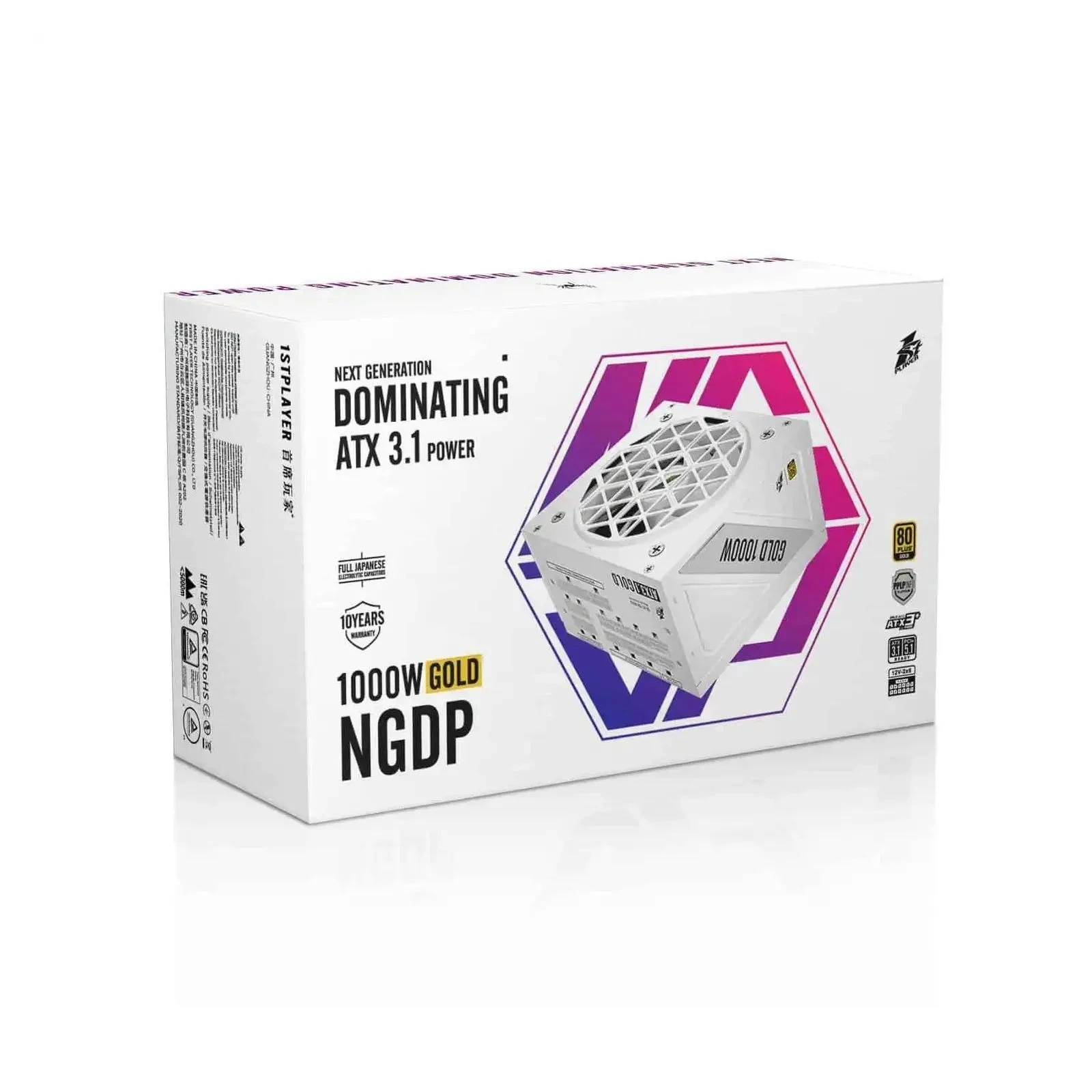 1stPlayer 1000W (NGDP-GLD-1000-WH-EU) (UA)