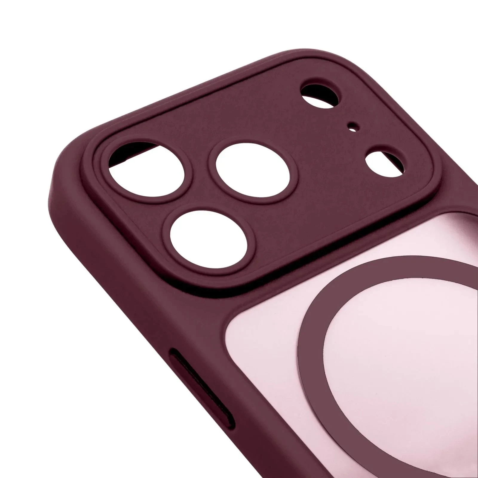Чохол до мобільного телефона Armorstandart Lush MagCase Apple iPhone 18 Pro Dark Cherry (ARM92547) (UA)