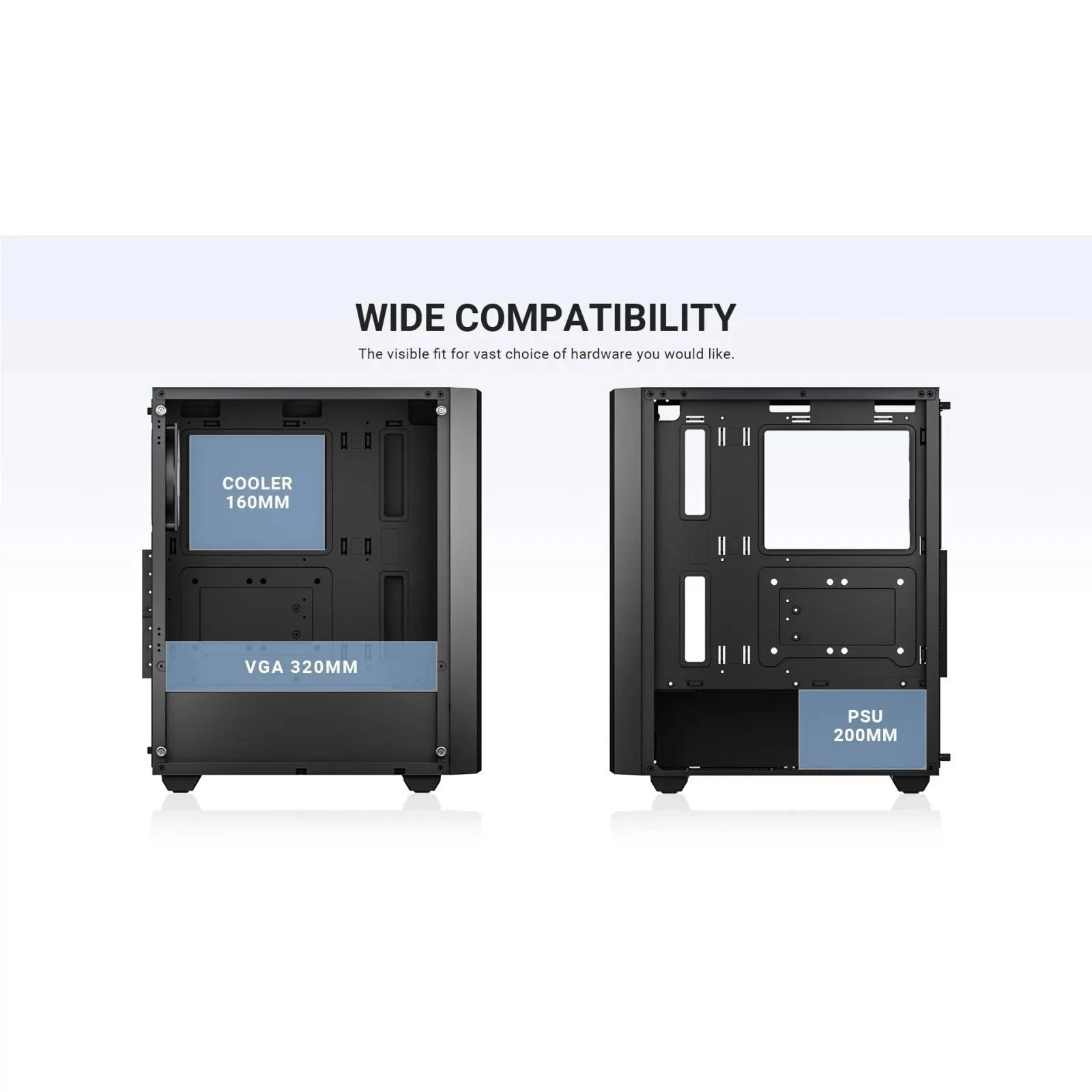 ID-Cooling WARE 310 ARGB (UA) Типорозмір: Miditower; Спосіб