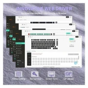 Attack Shark X820 Ultra RGB WirelessBluetooth/USB UA Lavender (X820ULTRAGA_AS) (UA)