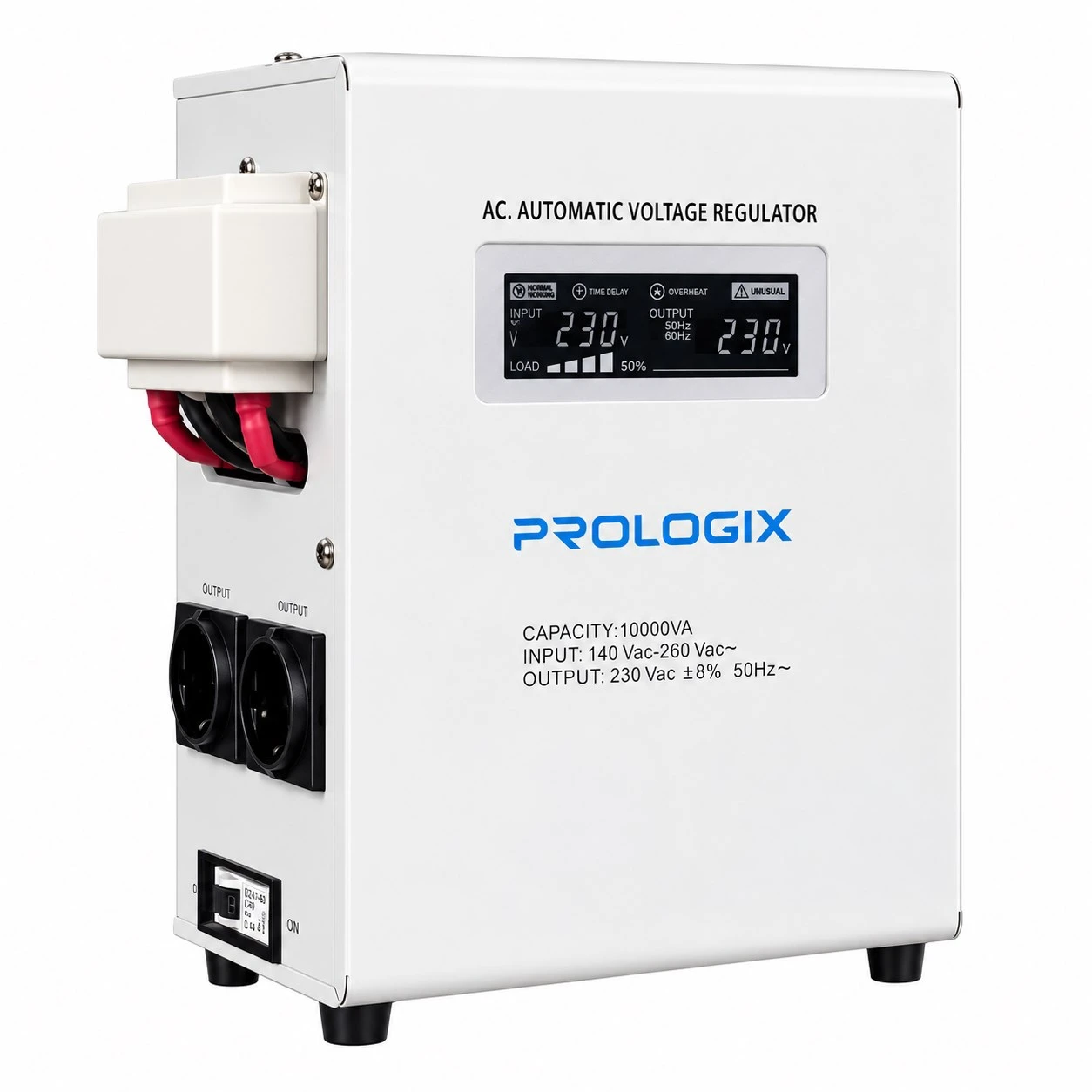 Prologix 10000VA (PLSTAB-REL10000W) (UA) Тип стабілізатора: релейний;