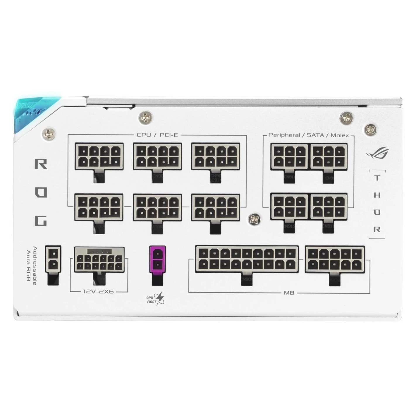 ASUS 1200W ROG-THOR-1200P3-WHITE-GAMING-EQUALIZER (90YE00V9-B0NA00) (UA)