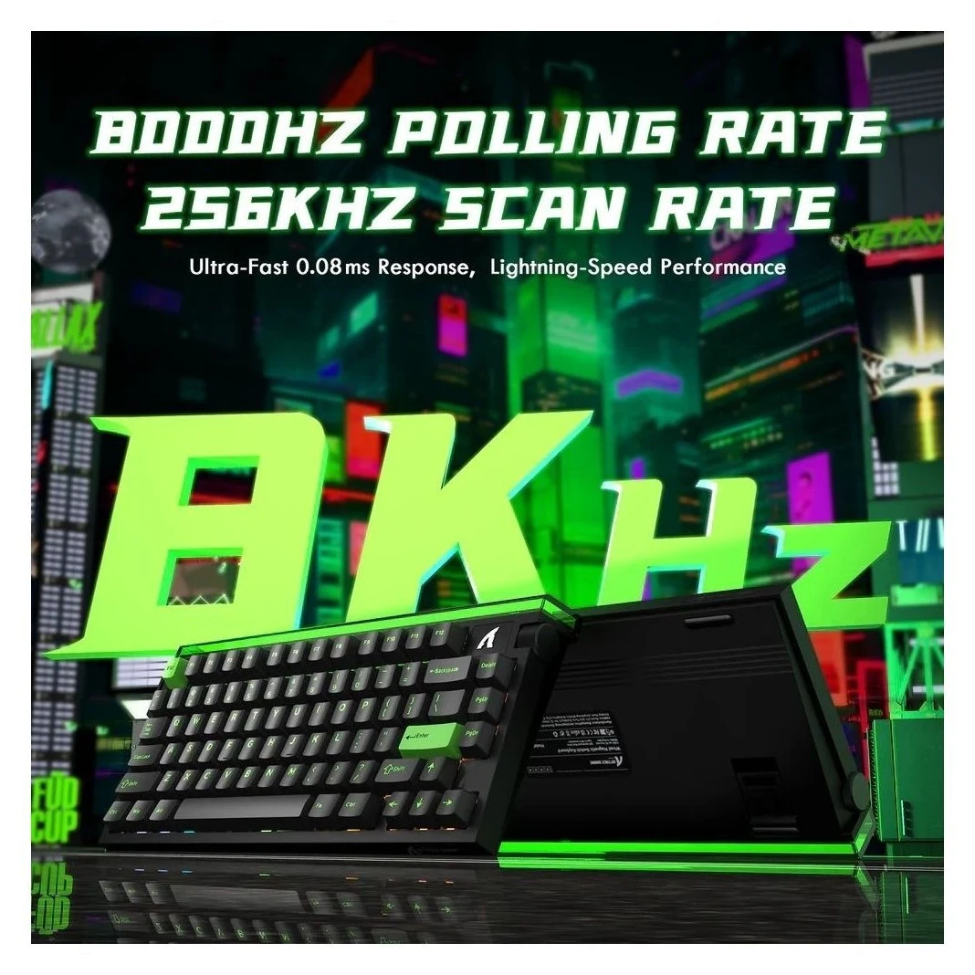Attack Shark R85 HE RGB USB-C UA Black/Green (R85HEGRN_AS) (UA)