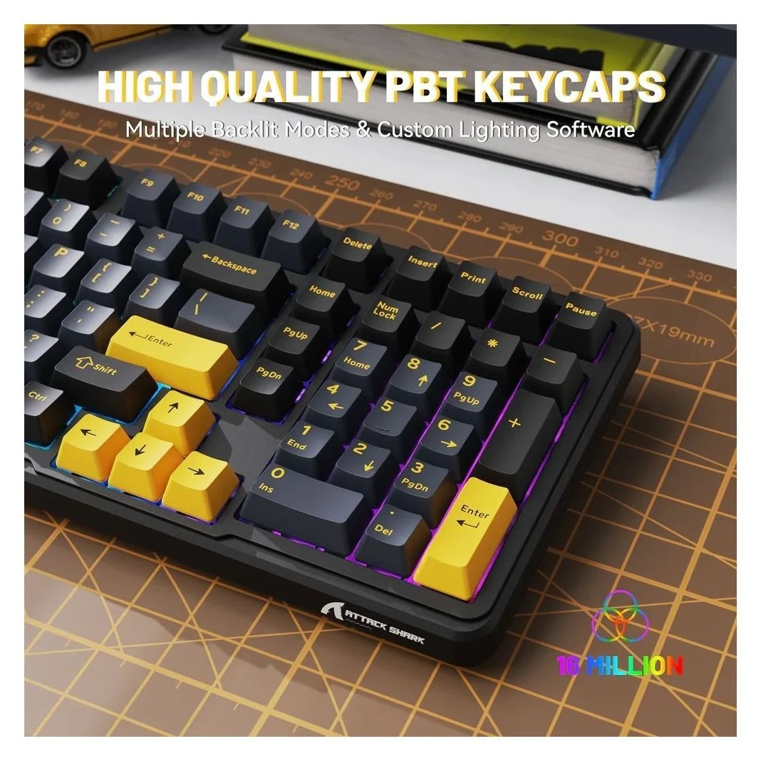 Attack Shark X98 RGB Wireless/Bluetooth/USB UA Star Black (X98SB_AS) (UA)