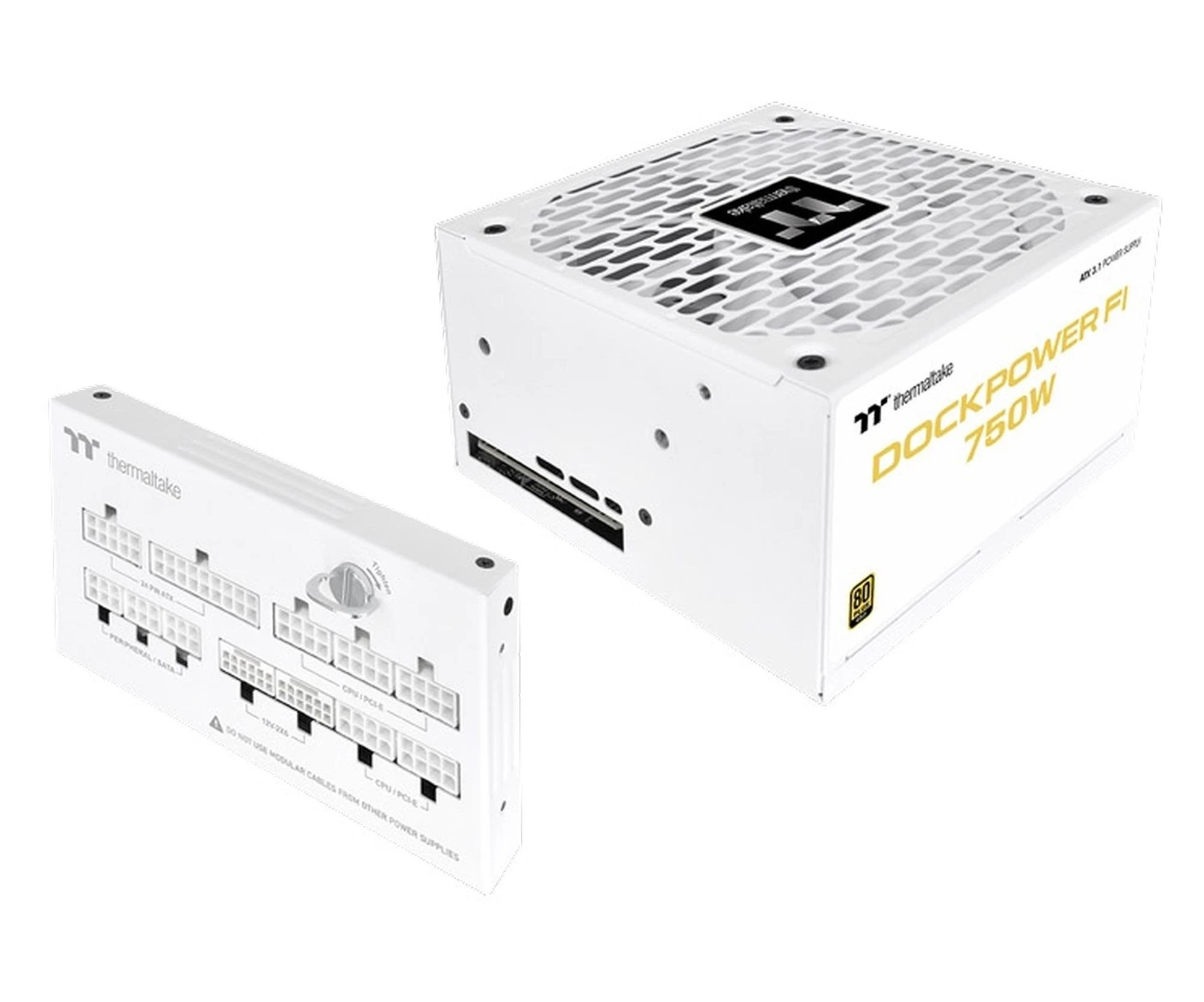 Thermaltake Dockpower FI 750W 80 Plus Gold modular ATX3.1 Gen5 Snow (PS-DCP-0750FNFAGE-S) EU