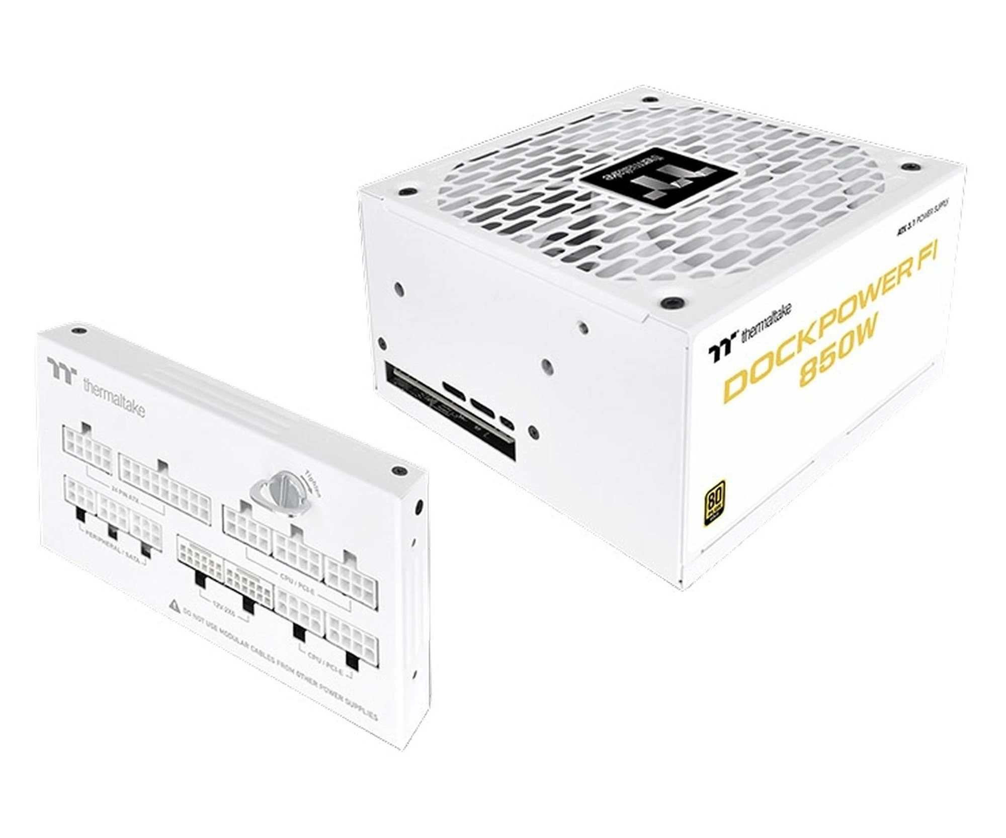 Thermaltake Dockpower FI 850W 80 Plus Gold modular ATX3.1 Gen5 Snow (PS-DCP-0850FNFAGE-S) EU