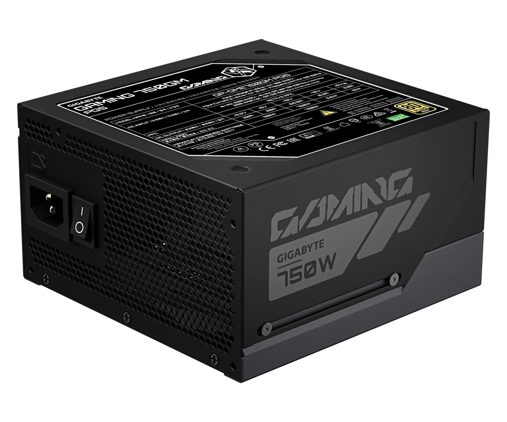 Gigabyte Gaming 750GM PG5 750W 80 Plus Gold (GP-GME750GM PG5) EU