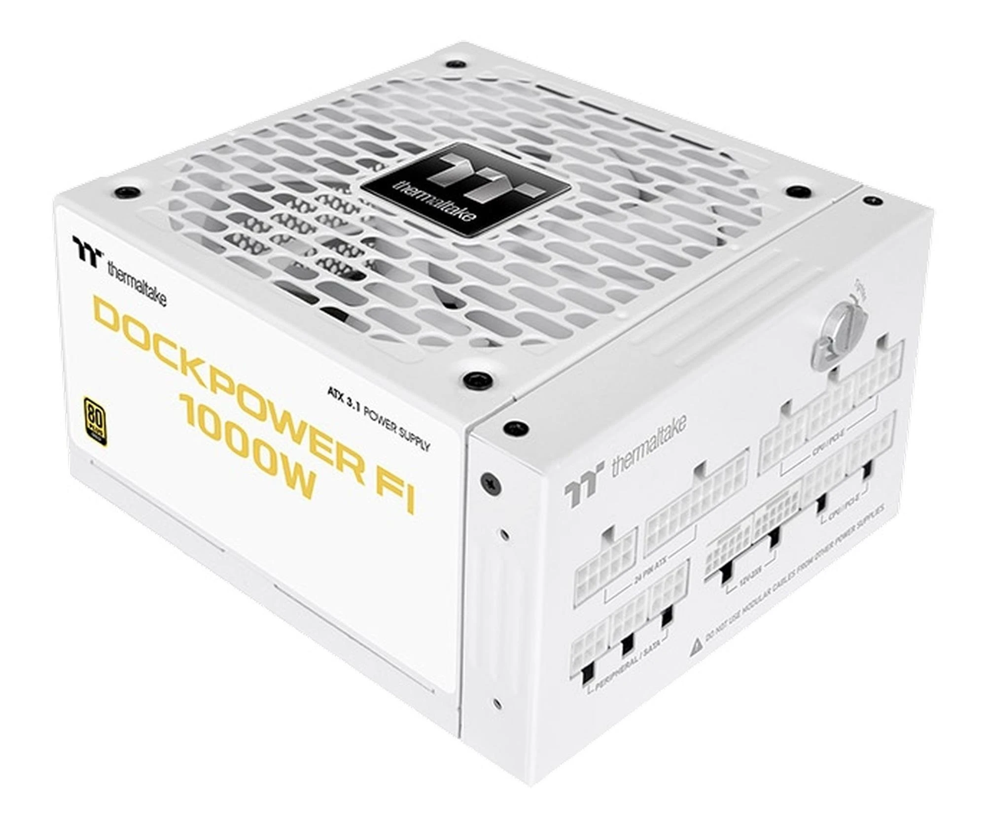 Thermaltake Dockpower FI 1000W 80 Plus Gold modular ATX3.1 Gen5 Snow (PS-DCP-1000FNFAGE-S) EU