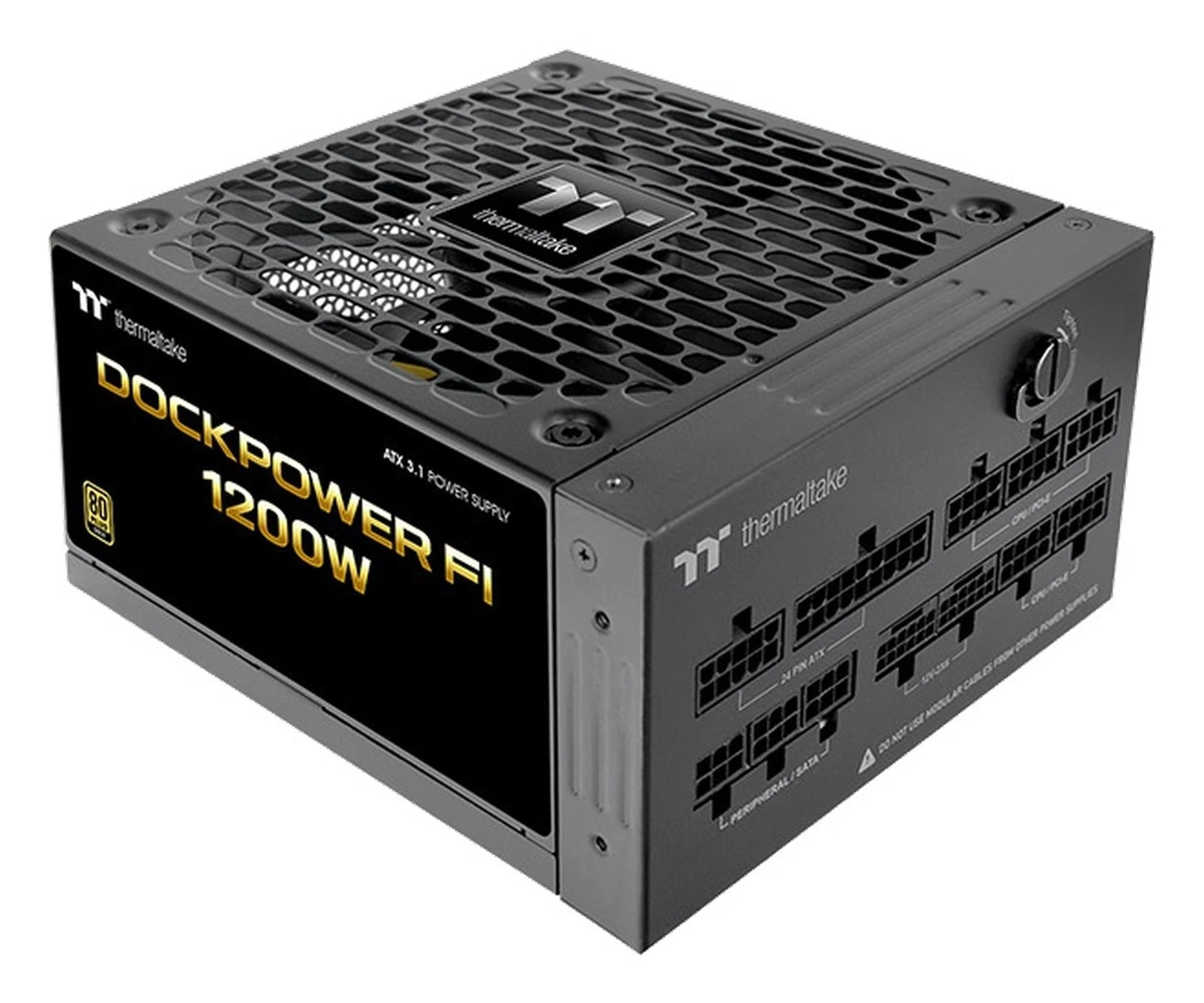 Thermaltake Dockpower FI 1200W 80 Plus Gold modular ATX3.1 Gen5 (PS-DCP-1200FNFAGE-2) EU Максимальна потужність: 1200 Вт;