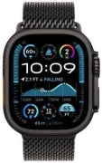 ремешок Apple Ремінець Milanese Loop Black Titanium для Watch 44/45/46/49mm Small (MXKF3)