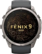 Смарт-часы Garmin Fenix 9 Pro 51mm Titanium with Graphite/Black Silicone Band (010-04337-25/26)