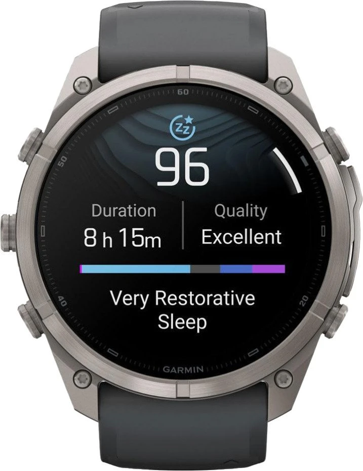 Смарт-годинники Garmin Fenix 9 Pro 51мм Титан з графітовим/чорним силіконовим ремінцем (010-04337-25/26)