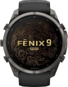 Смарт-годинники Garmin Fenix 9 Pro 51mm Carbon Gray DLC Titanium з чорним/гальковим силіконовим ремінцем (010-04337-15/16)