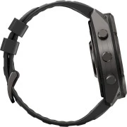 Смарт-годинники Garmin Fenix 9 Pro 51mm Carbon Gray DLC Titanium з чорним/гальковим силіконовим ремінцем (010-04337-15/16)