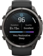 Смарт-годинники Garmin Fenix 9 Pro 51mm Carbon Gray DLC Titanium з чорним/гальковим силіконовим ремінцем (010-04337-15/16)