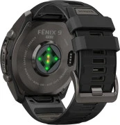 Смарт-часы Garmin Fenix 9 Pro inReach 51mm Carbon Gray DLC Titanium w. Black/Pebble Gray Silicone B. (010-04337-10/11)
