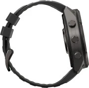 Смарт-часы Garmin Fenix 9 Pro inReach 51mm Carbon Gray DLC Titanium w. Black/Pebble Gray Silicone B. (010-04337-10/11)