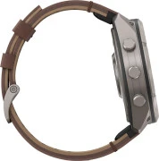 Смарт-часы Garmin Fenix 9 Pro inReach 51mm Titanium with Walnut Leather Band (010-04337-40/41)