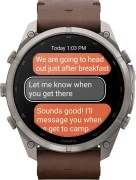Смарт-часы Garmin Fenix 9 Pro inReach 51mm Titanium with Walnut Leather Band (010-04337-40/41)