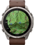 Смарт-часы Garmin Fenix 9 Pro inReach 51mm Titanium with Walnut Leather Band (010-04337-40/41)