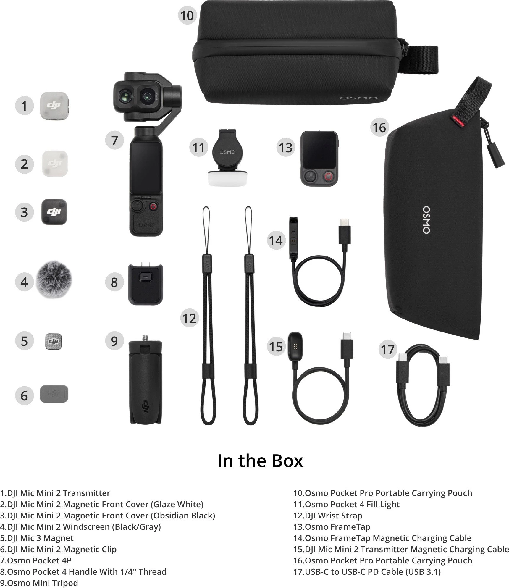 DJI Osmo Pocket 4P Vlog Combo