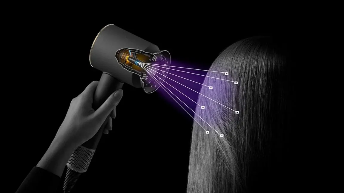 Dyson Supersonic HD16 Nural Straight+Wavy - Plum/Copper (318135-01)