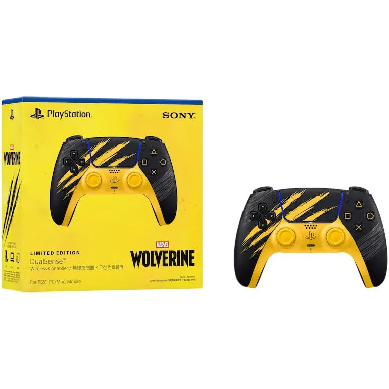 Sony DualSense Marvel's Wolverine Yellow Limited Edition (1000056821) (UA)