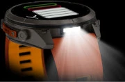Смарт-годинники Garmin Fenix 9 Pro inReach 51 мм Титан з осіннім оранжевим/іскристо-оранжевим силіконовим ремінцем (010-04337-00/01)